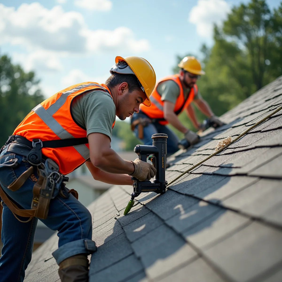 Roof replacement with Class 4 impact shingles in Bryant Springhill neighborhood