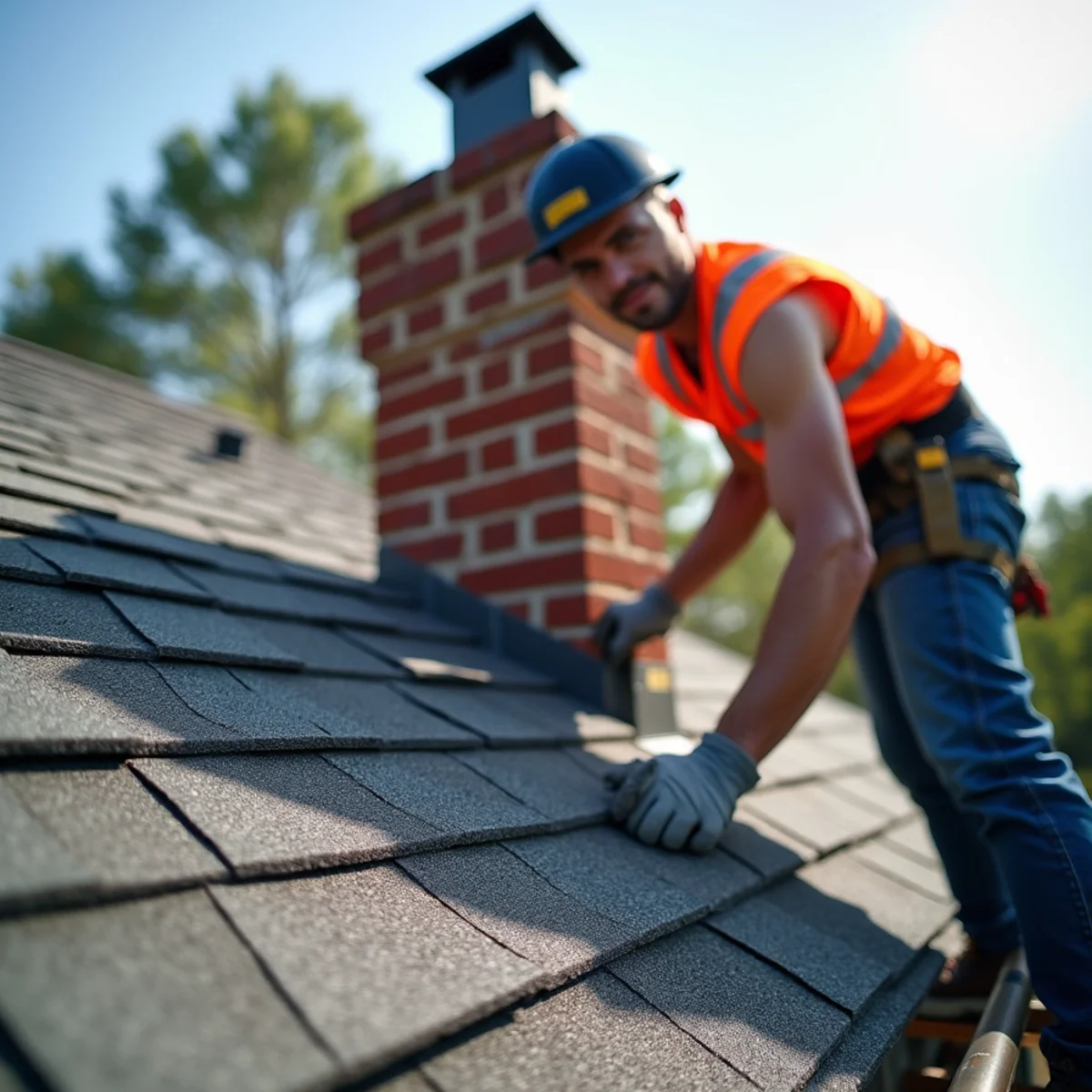 Architectural roof replacement on golf course home in Maumelle AR